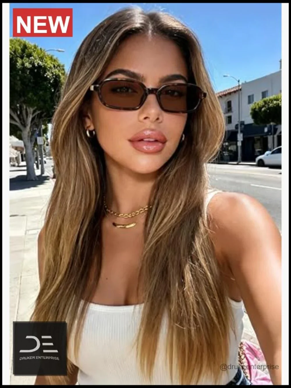Retro Rectangle Vintage Small Square Sunglasses 90s Fashion Cute Sunnies
